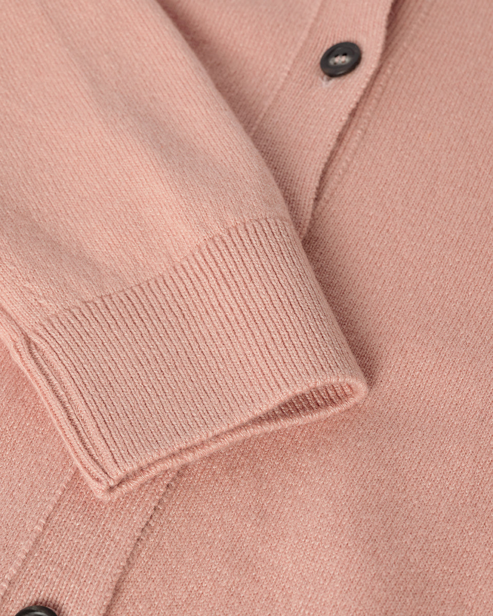 Classic Cashmere Pink Cardigan