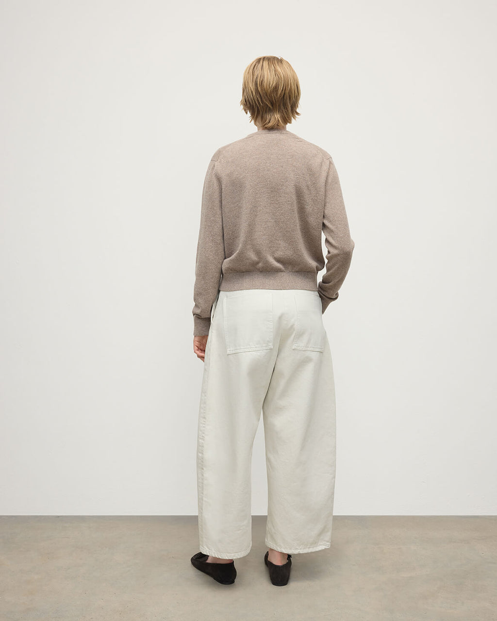 Classic Cashmere Brown Cardigan
