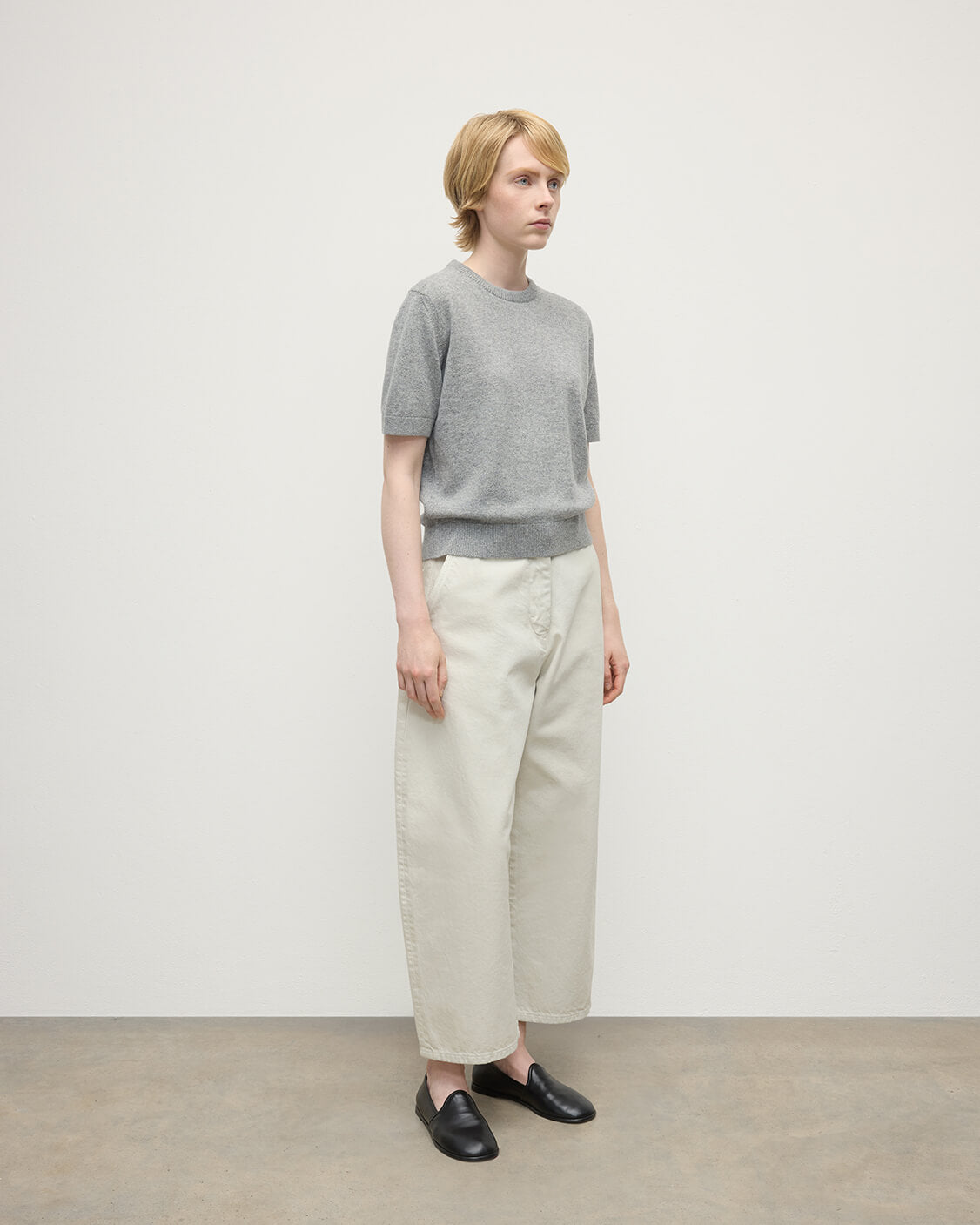 Classic Cashmere Light Grey T-shirt