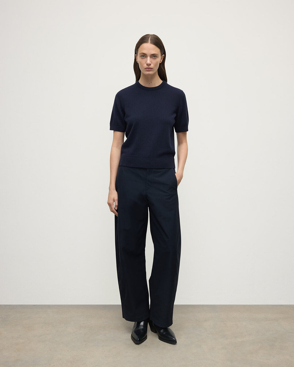 Classic Cashmere Dark Navy T-shirt