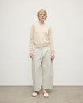 Classic Cashmere Cream V Neck Jumper