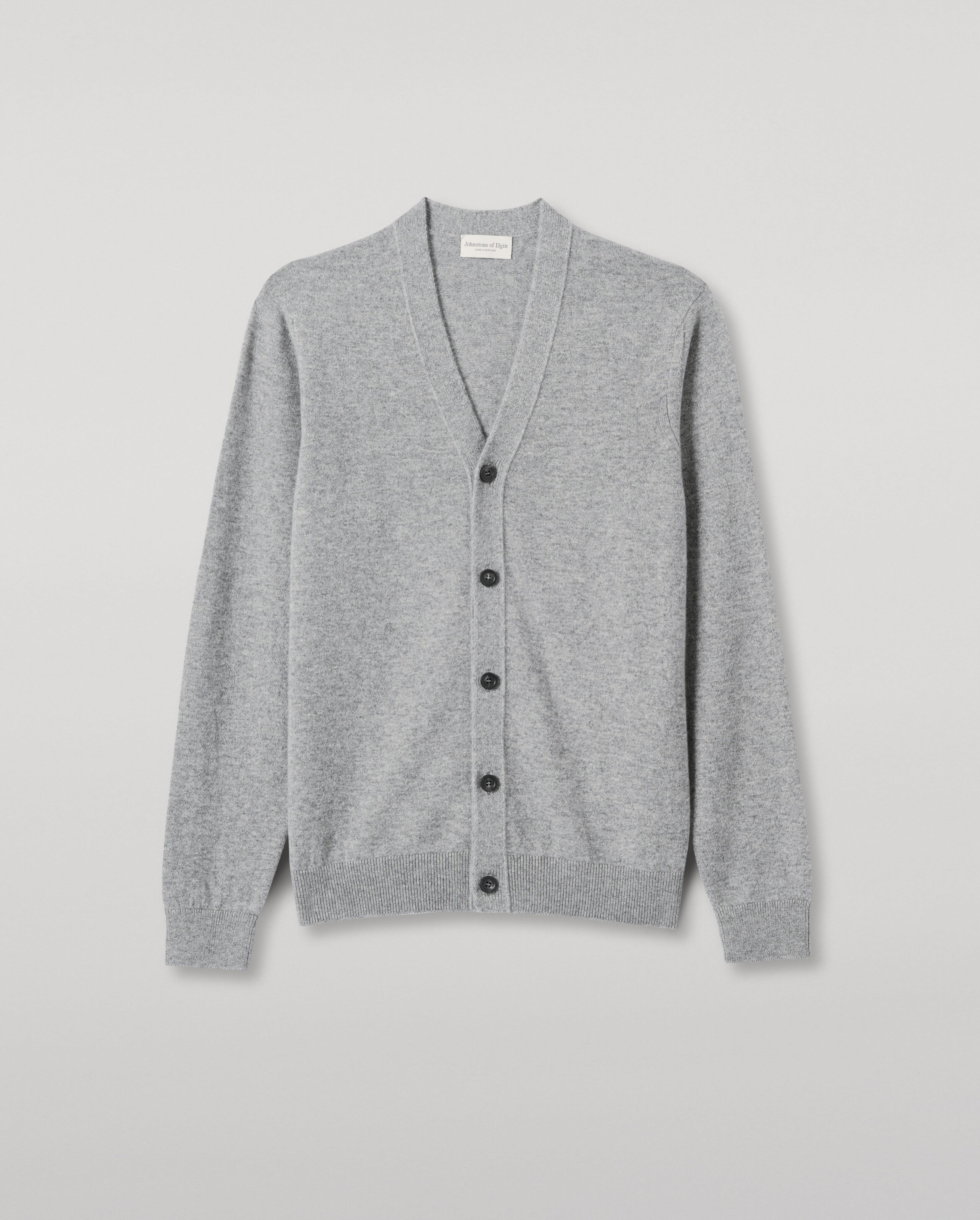 Rory Grey Classic Cashmere Cardigan