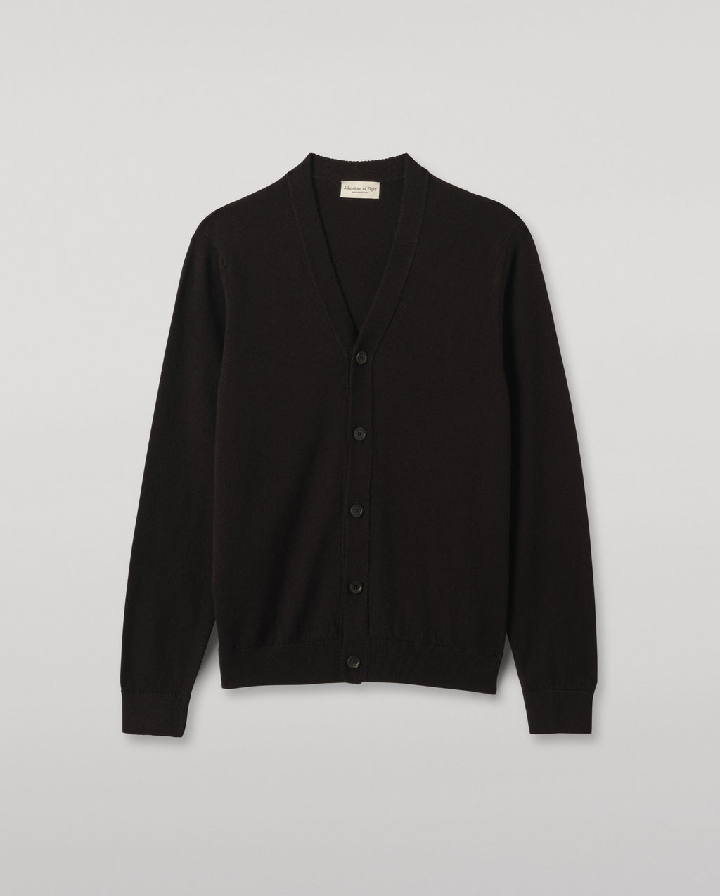 Rory Black Classic Cashmere Cardigan