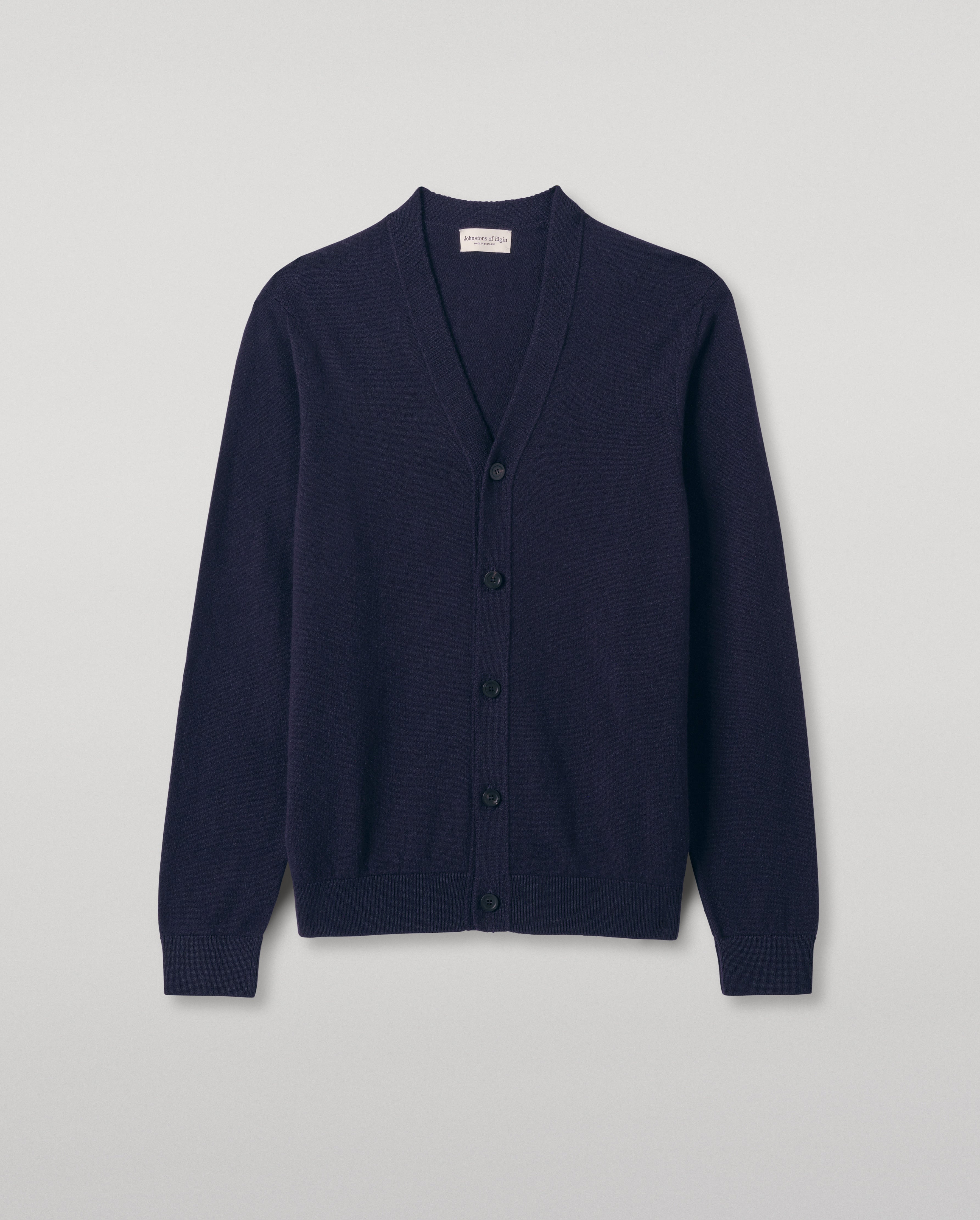 Rory Dark Navy Classic Cashmere Cardigan