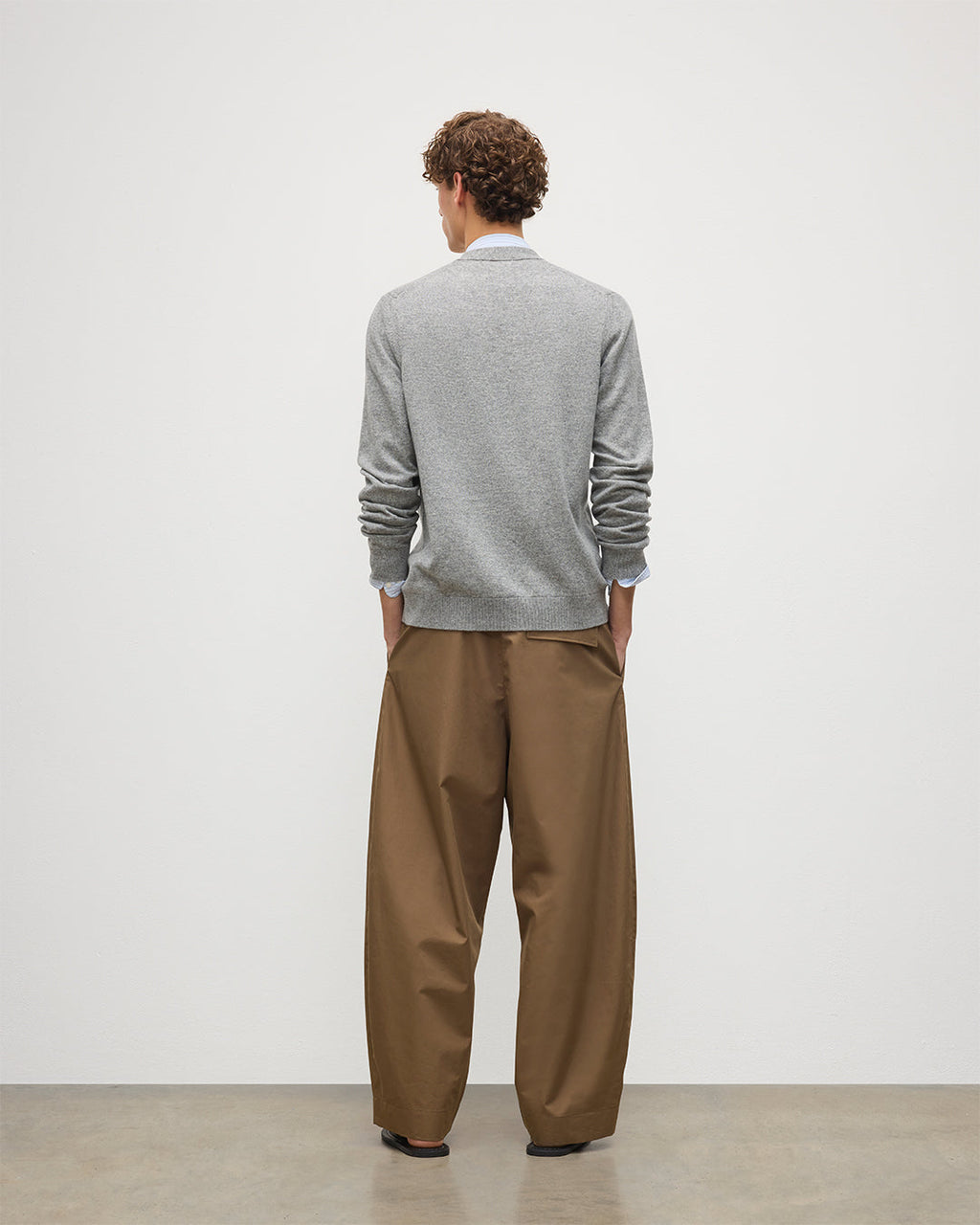 Rory Grey Classic Cashmere Cardigan