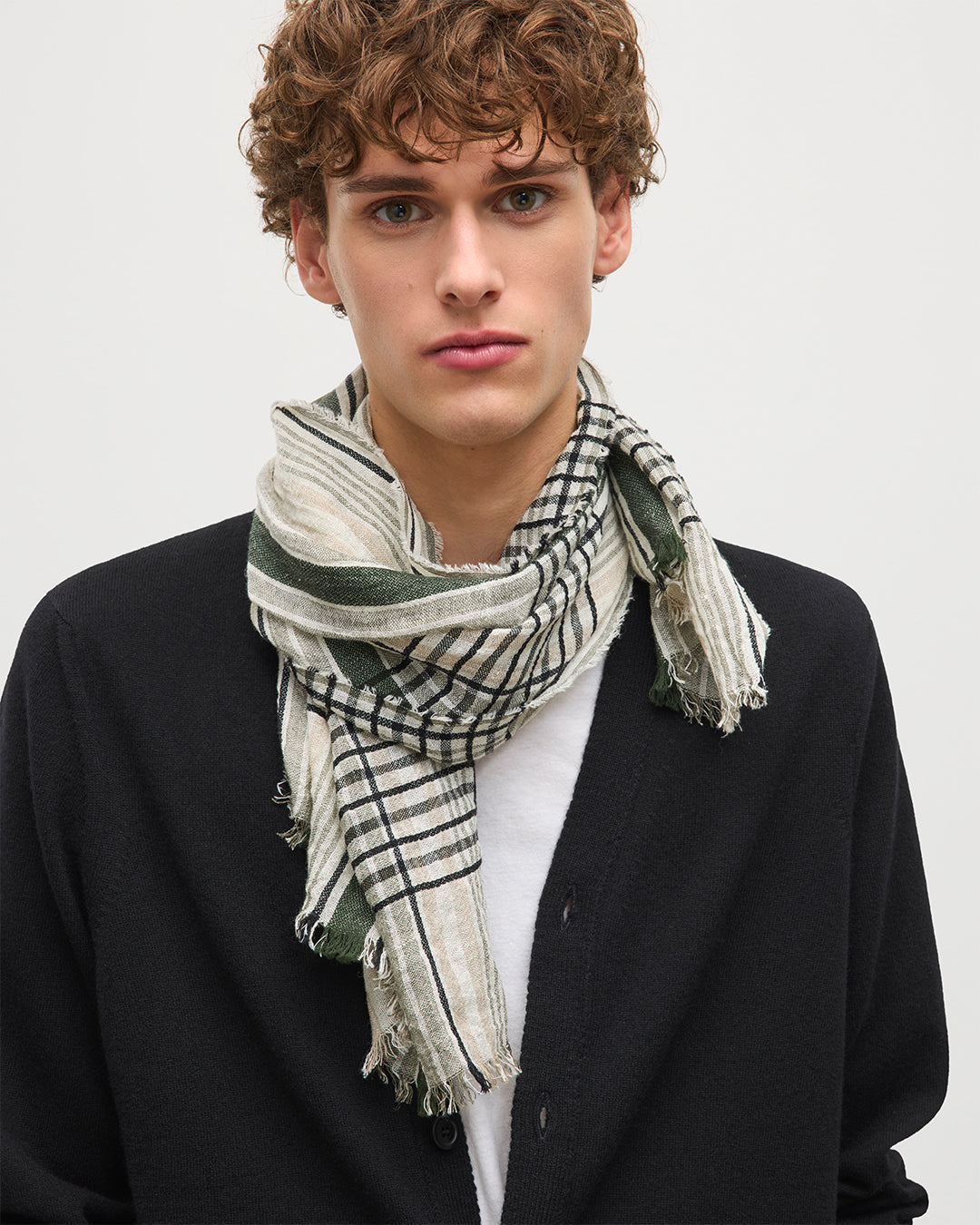 Rory Black Classic Cashmere Cardigan