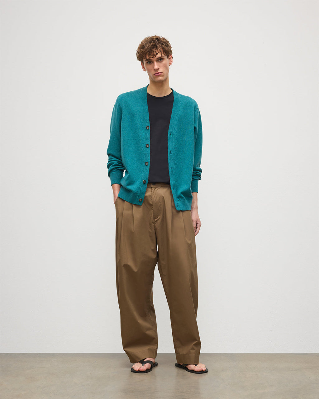 Rory Green Classic Cashmere Cardigan