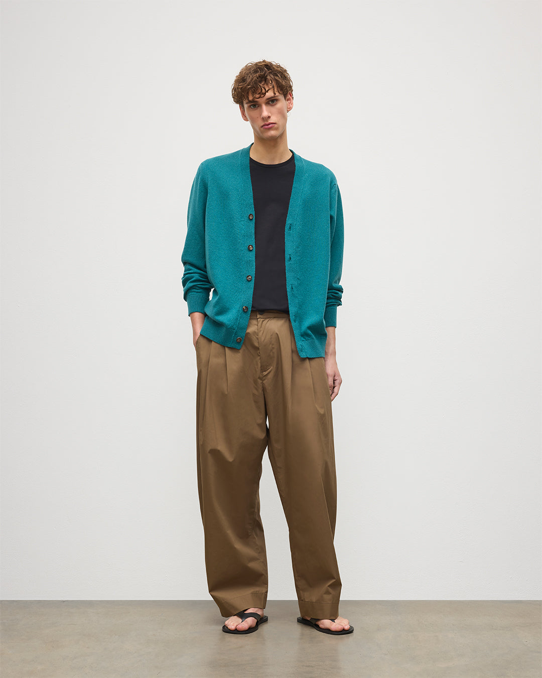 Rory Green Classic Cashmere Cardigan