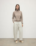 Classic Cashmere Brown Roll Neck Jumper