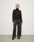 Classic Cashmere Dark Grey Roll Neck Jumper