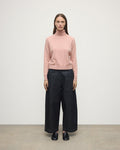 Classic Cashmere Pink Roll Neck Jumper