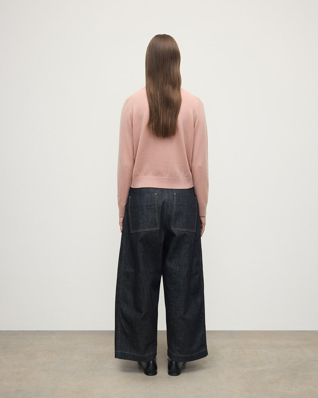 Classic Cashmere Pink Roll Neck Jumper