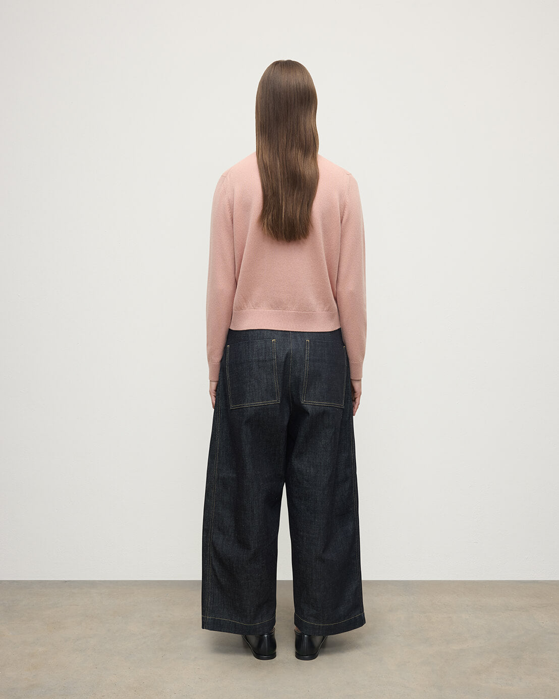 Classic Cashmere Pink Roll Neck Jumper