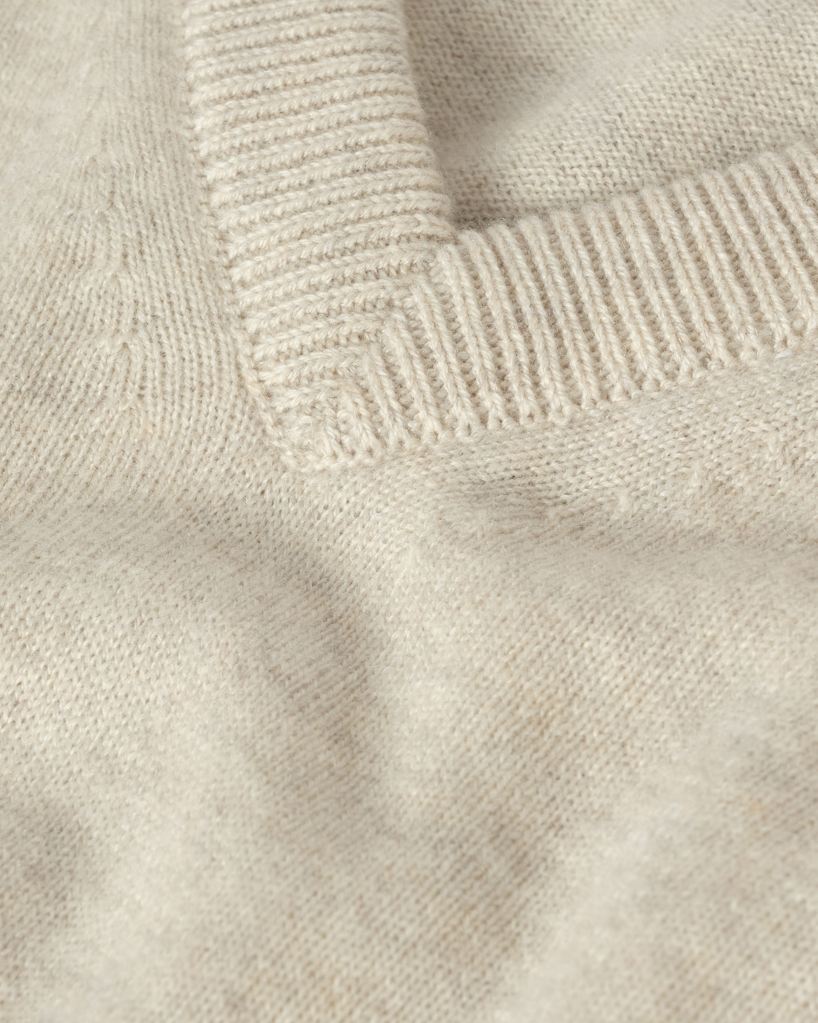 Rory Natural Classic Cashmere V-Neck Jumper