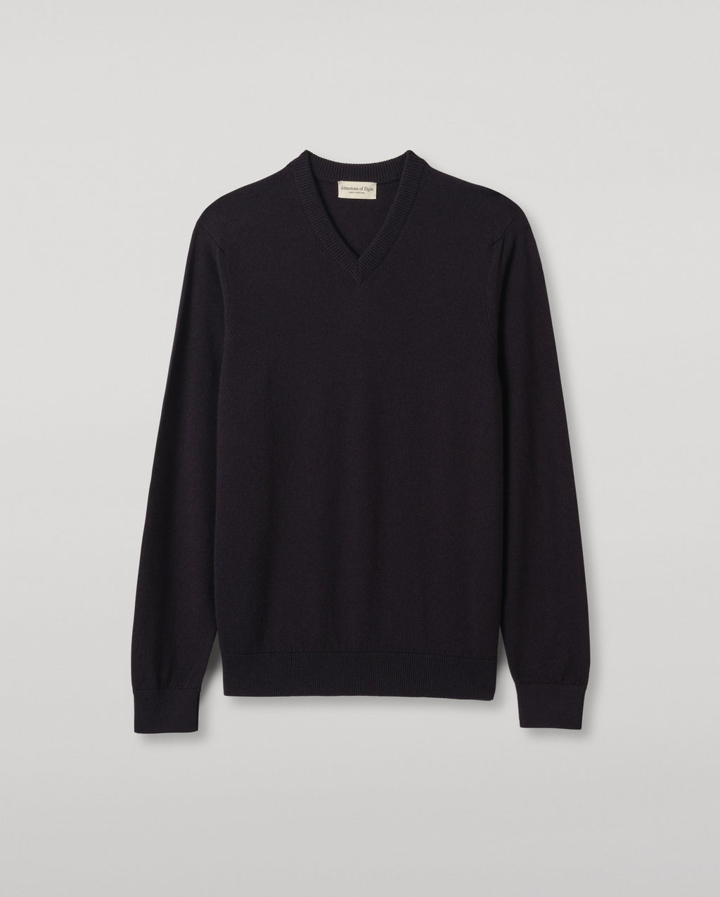 Rory Dark Navy Classic Cashmere V-Neck Jumper