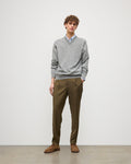 Rory Grey Classic Cashmere V-Neck Jumper