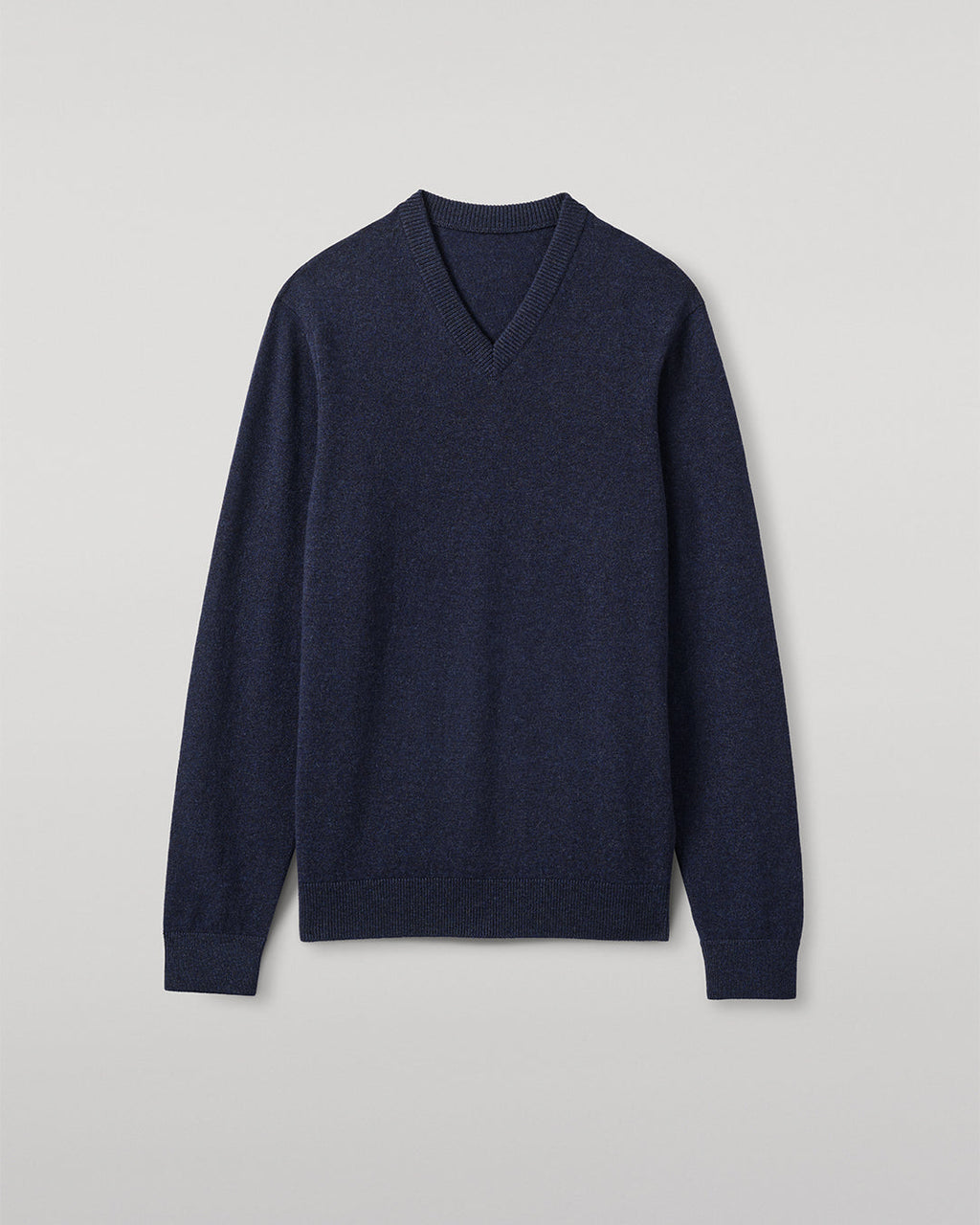 Rory Navy Classic Cashmere V-Neck Jumper