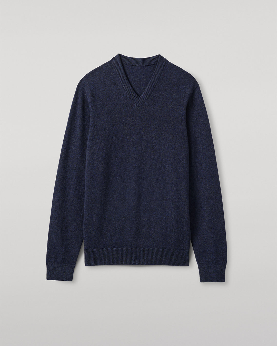 Rory Navy Classic Cashmere V-Neck Jumper