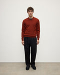 Rory Dark Red Classic Cashmere V-Neck Jumper