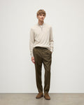 Rory Natural Classic Cashmere Zip Neck Jumper