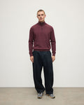 Classic Cashmere Purple Zip Neck Jumper