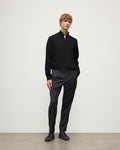 Rory Cashmere Classic Black Zip Neck Jumper