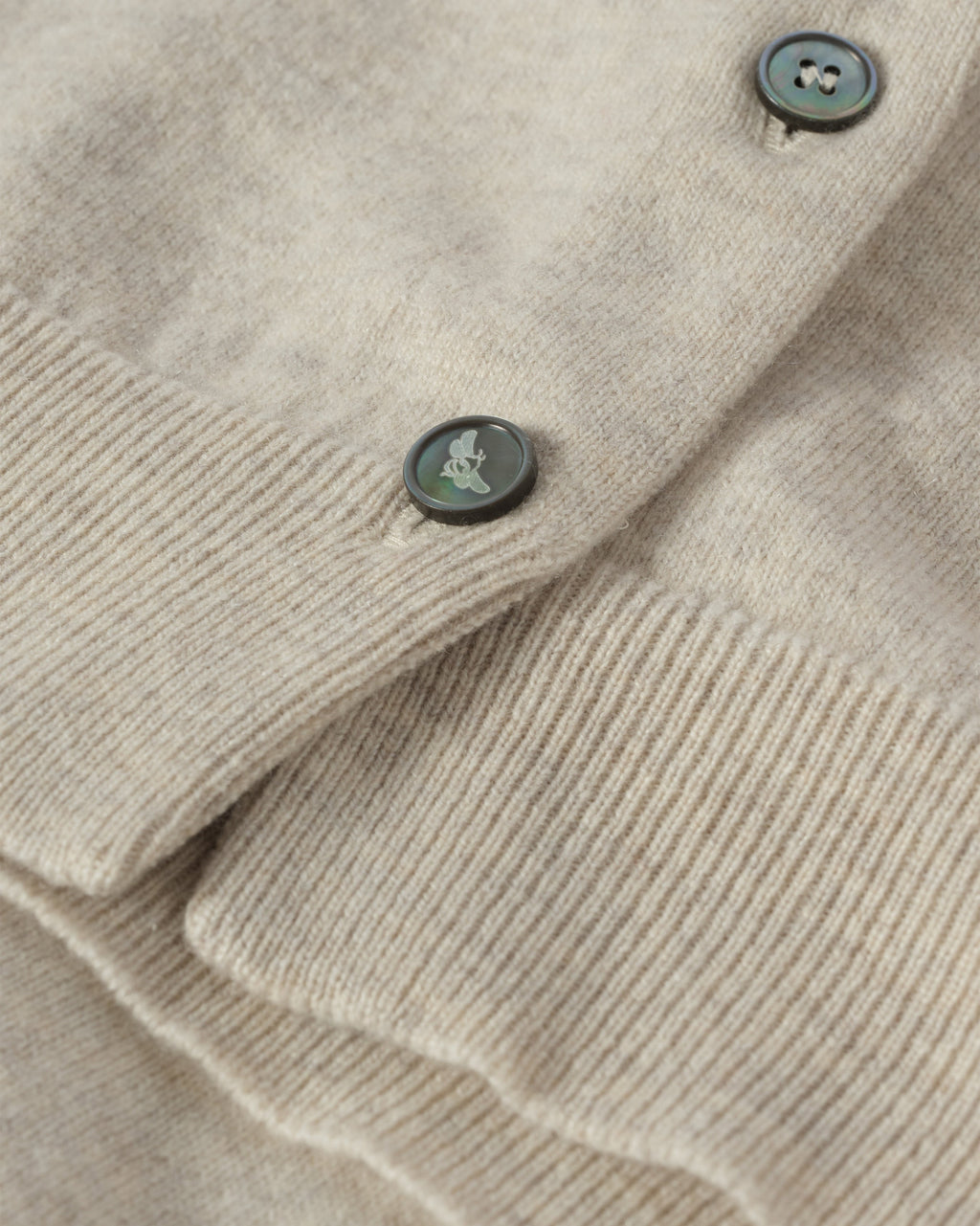 Iris Natural Classic Cashmere Cardigan