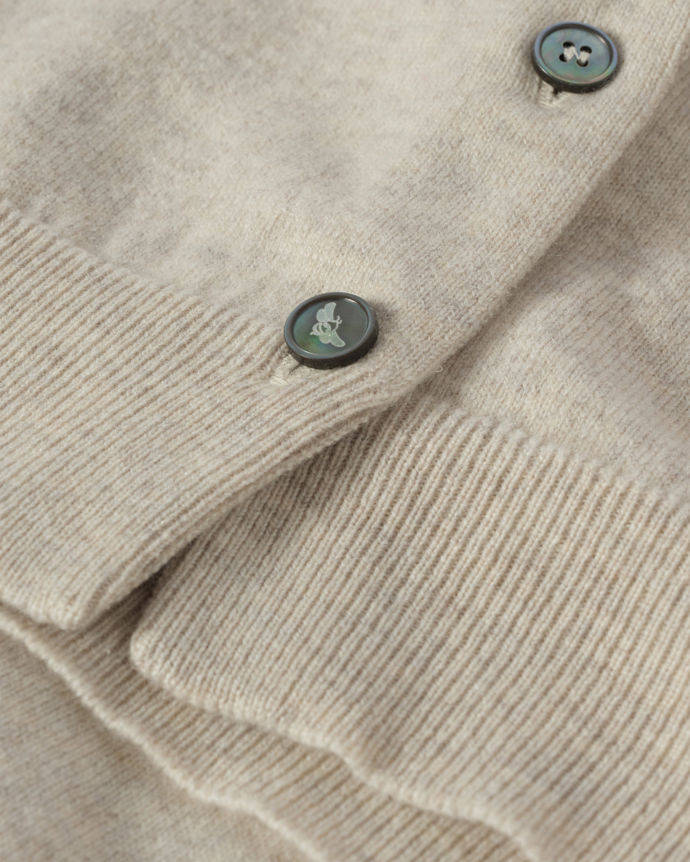 Iris Natural Classic Cashmere Cardigan