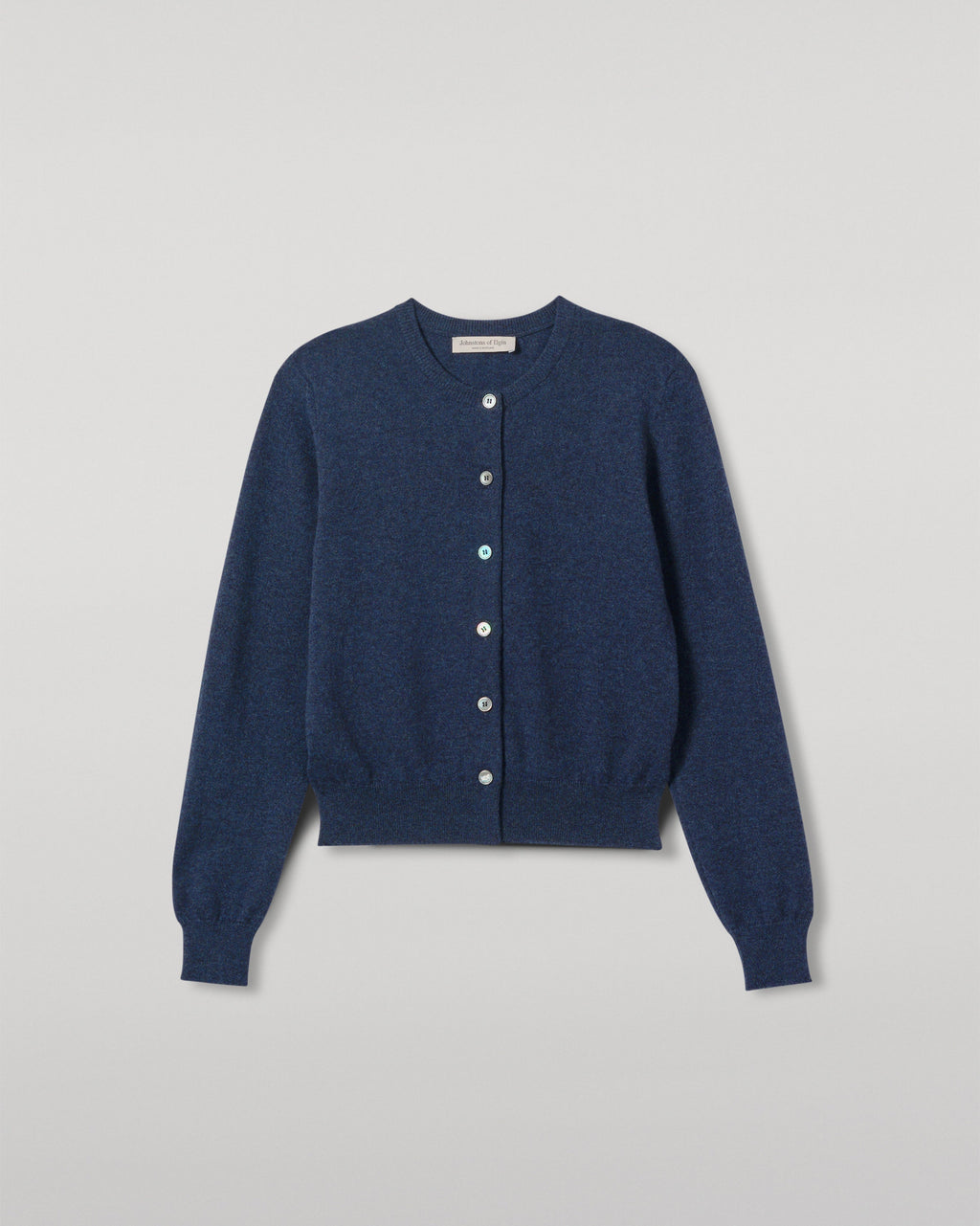 Iris Navy Classic Cashmere Cardigan