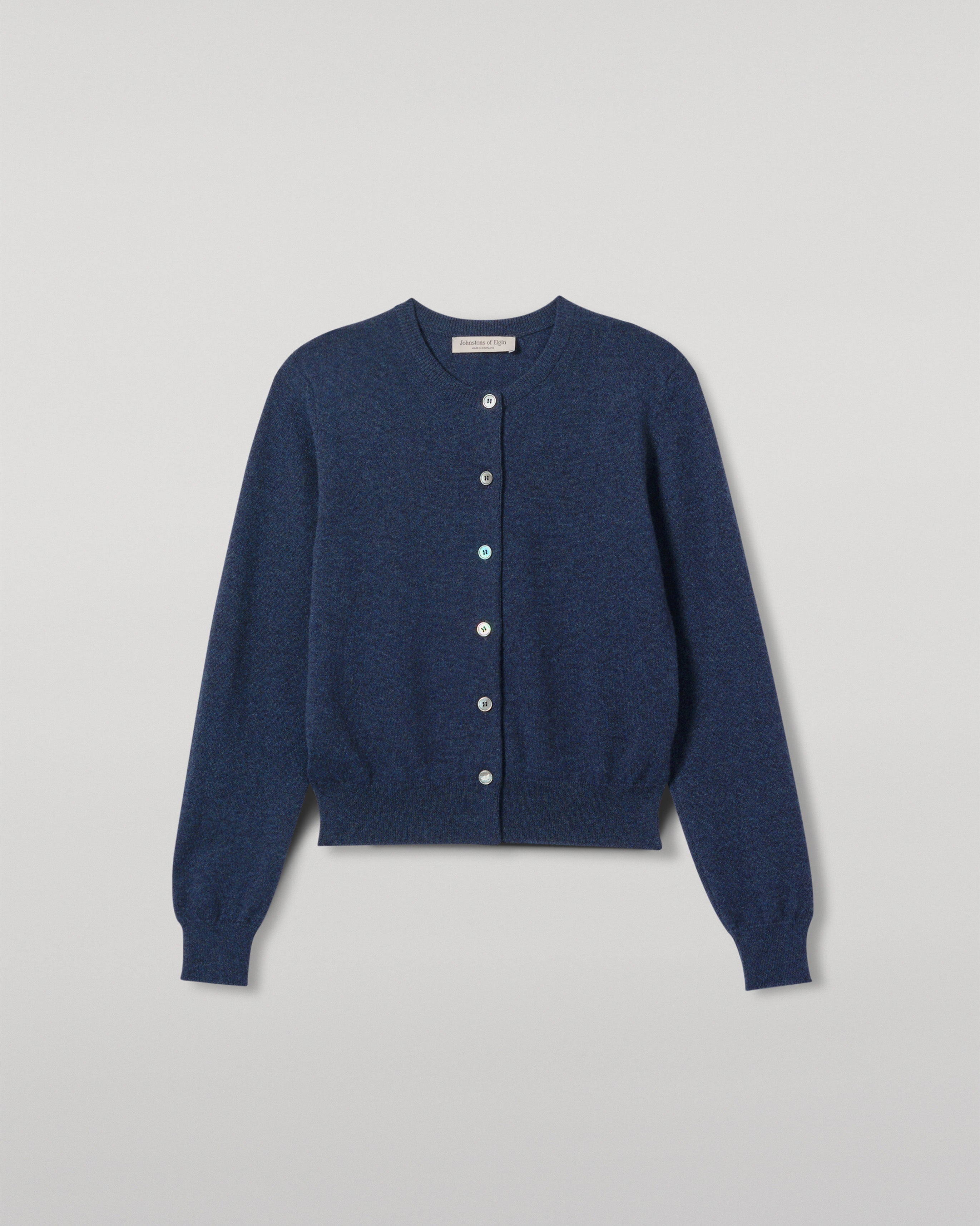 Iris Navy Classic Cashmere Cardigan