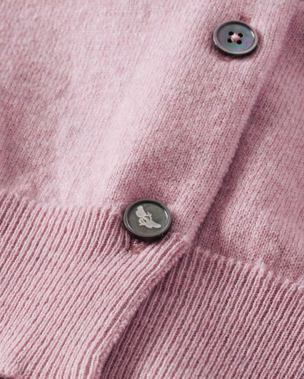 Iris Light Pink Classic Cashmere Cardigan