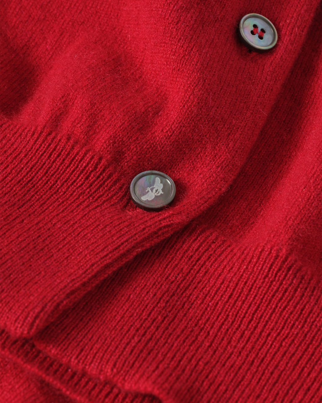 Iris Red Classic Cashmere Cardigan