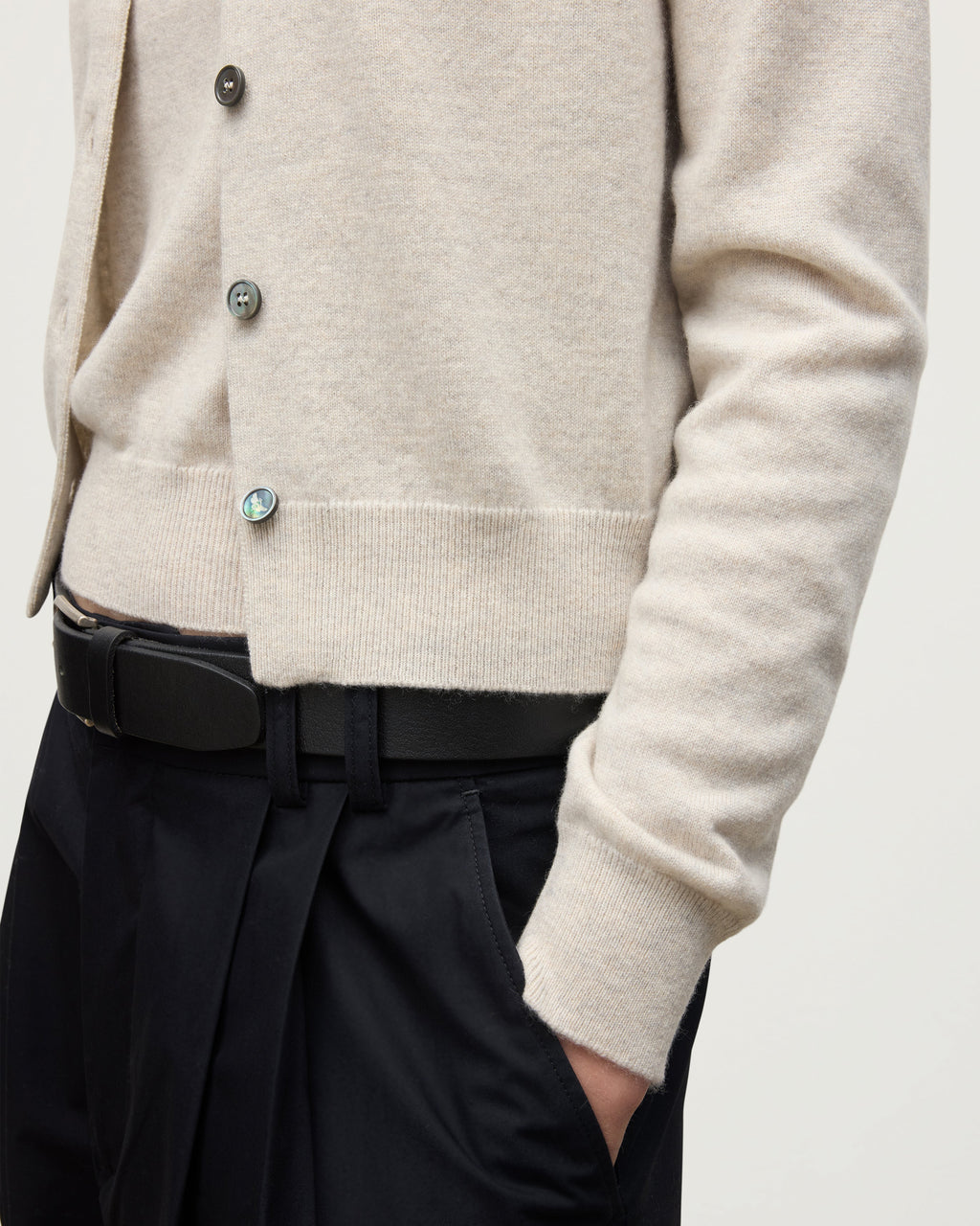 Iris Natural Classic Cashmere Cardigan