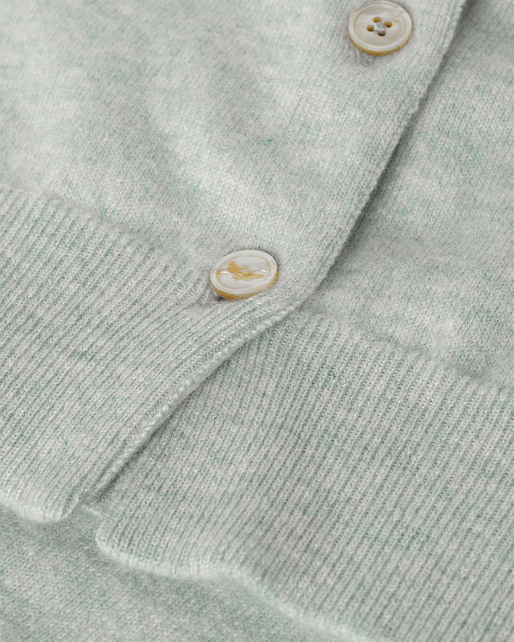 Iris Light Green Classic Cashmere Cardigan