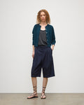 Iris Bottle Green Classic Cashmere Cardigan