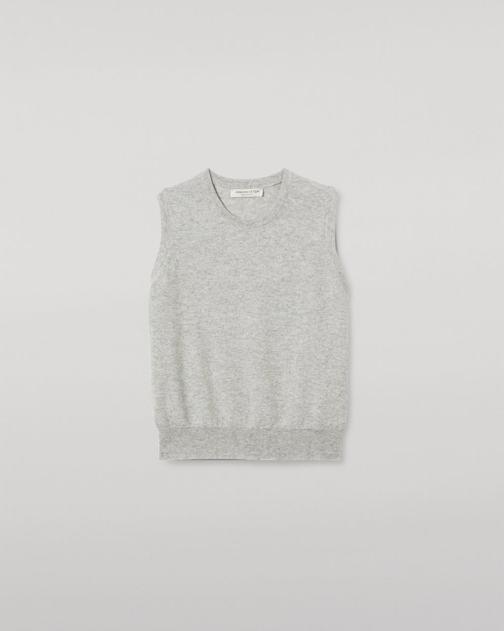 Iris Pale Grey Classic Cashmere Tank