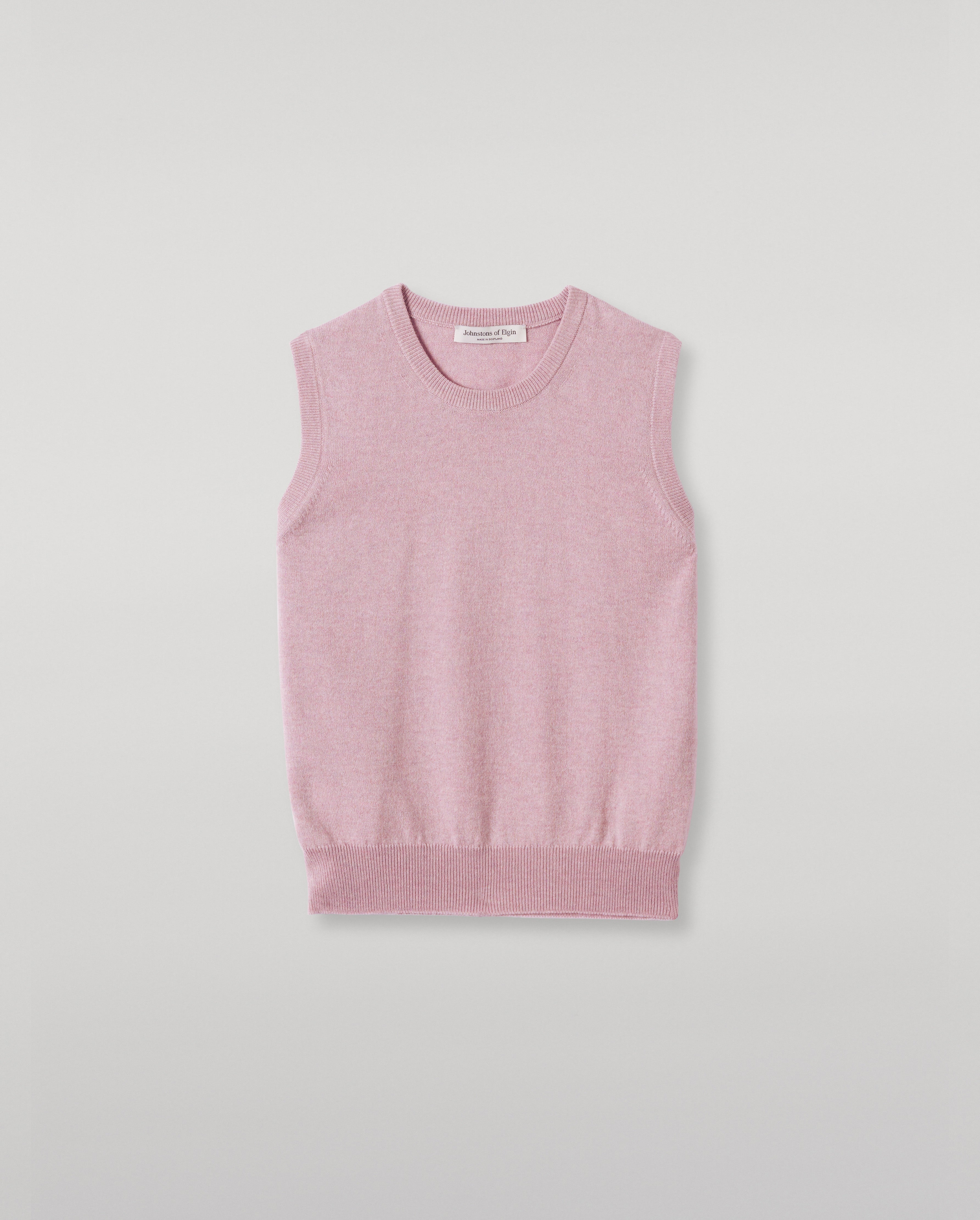 Iris Light Pink Classic Cashmere Tank