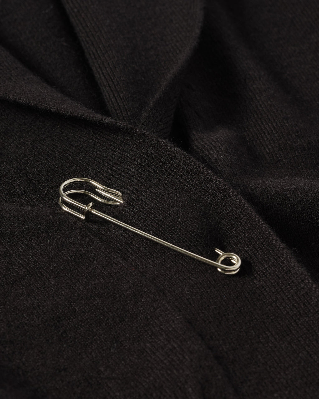 Crathie Black Shawl Cashmere Cardigan
