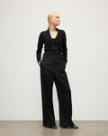 Crathie Black Shawl Cashmere Cardigan