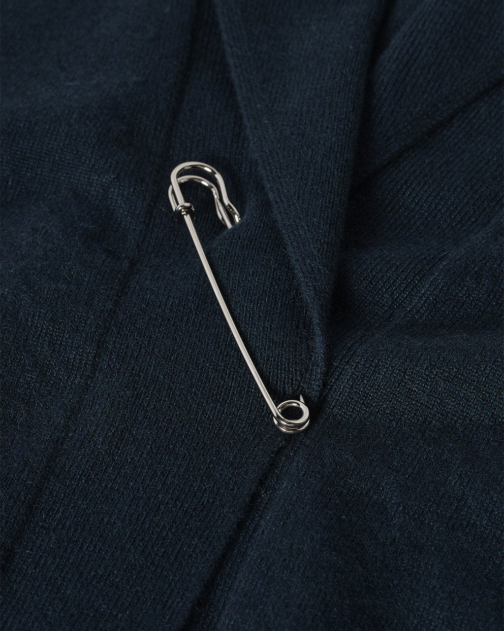 Crathie Bottle Green Shawl Cashmere Cardigan