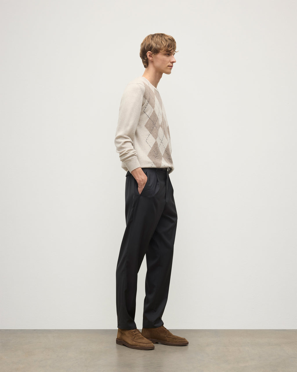 Argyll Natural Cashmere Jumper