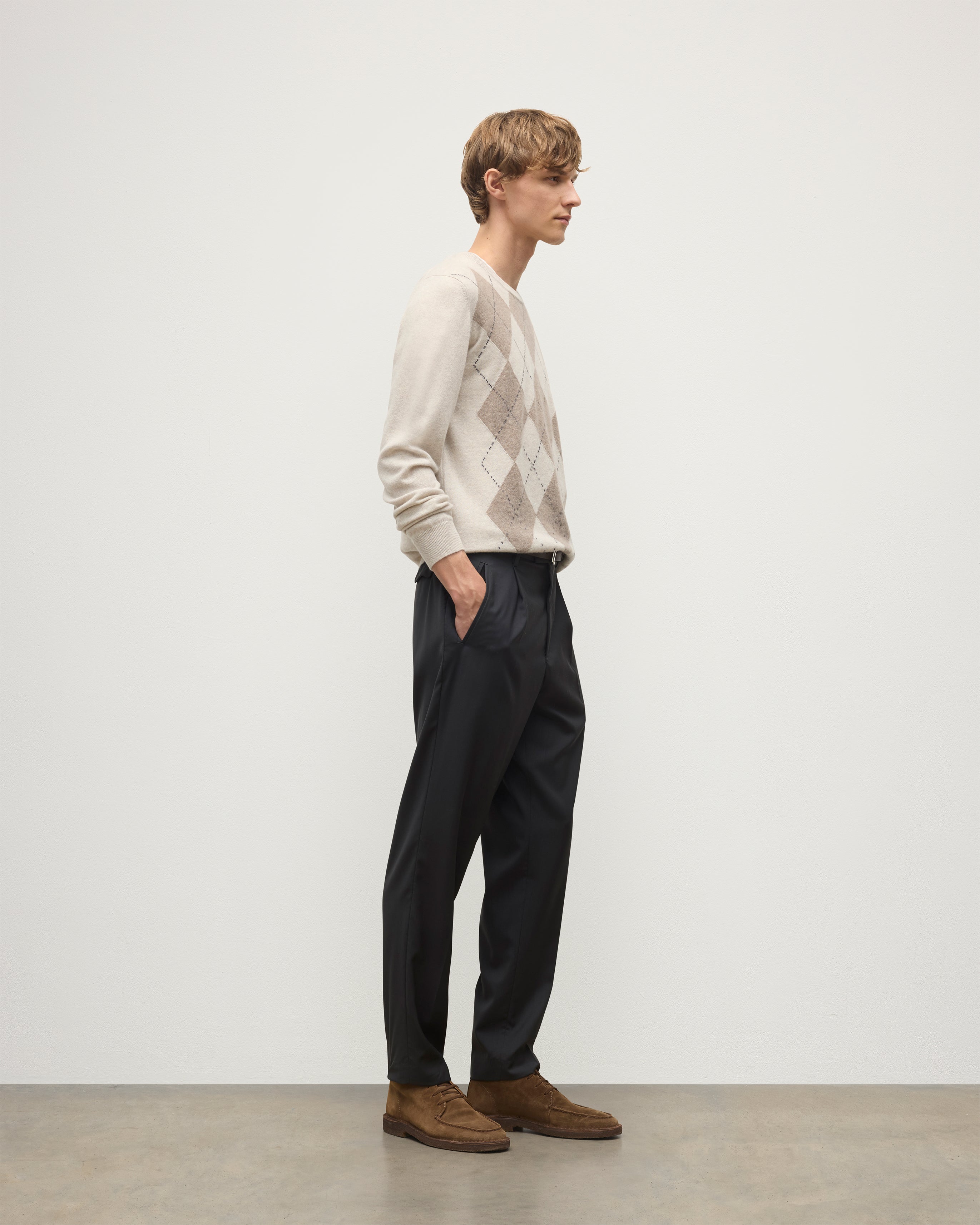 Argyll Natural Cashmere Jumper