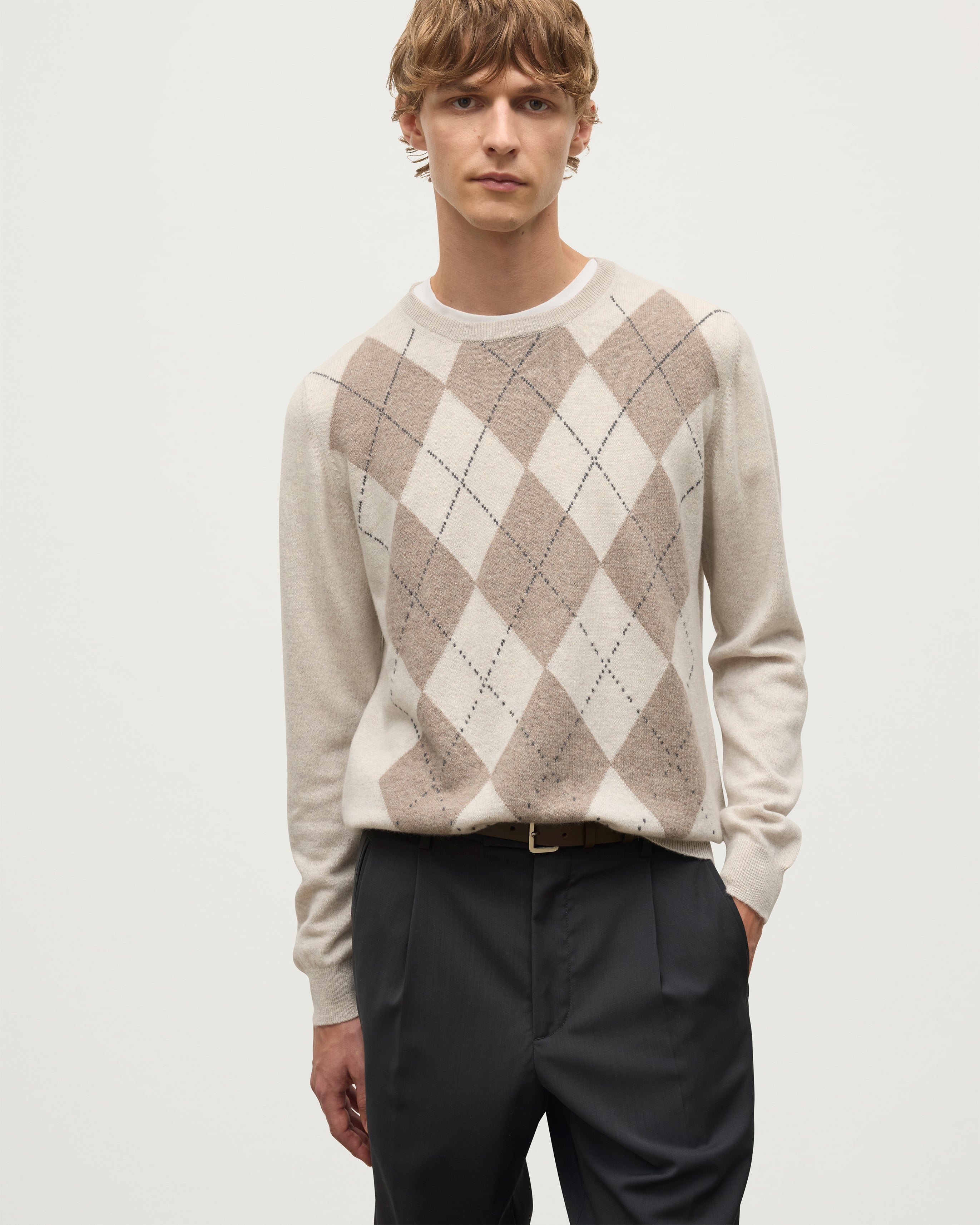 Argyll Natural Cashmere Jumper
