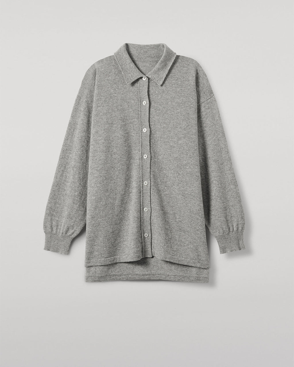 Munro Light Grey Cashmere Shirt