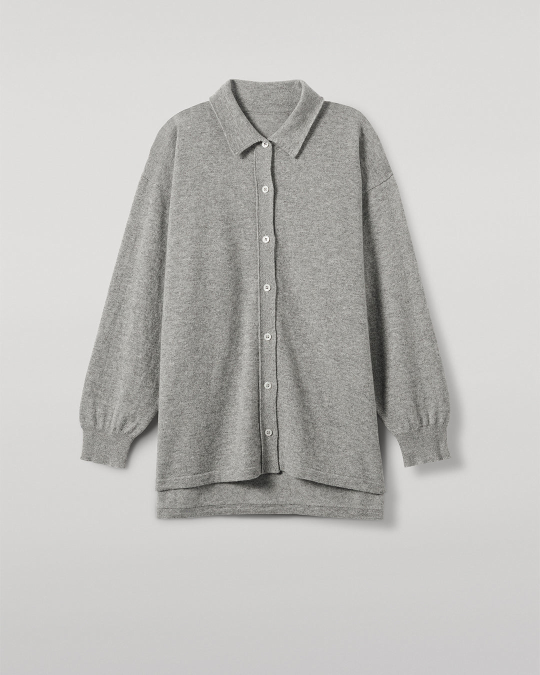 Munro Light Grey Cashmere Shirt