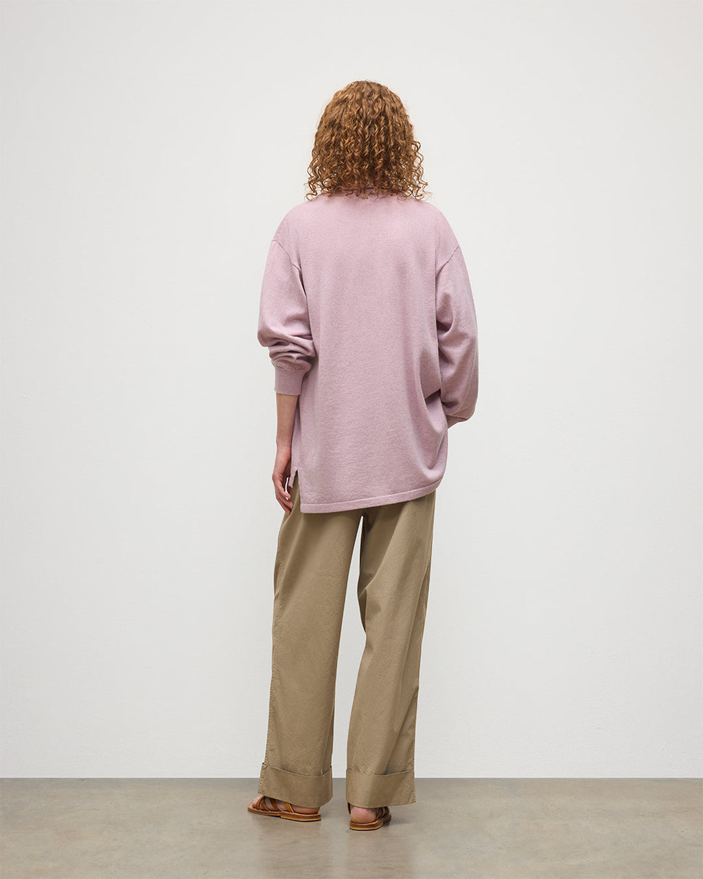 Munro Light Pink Cashmere Shirt