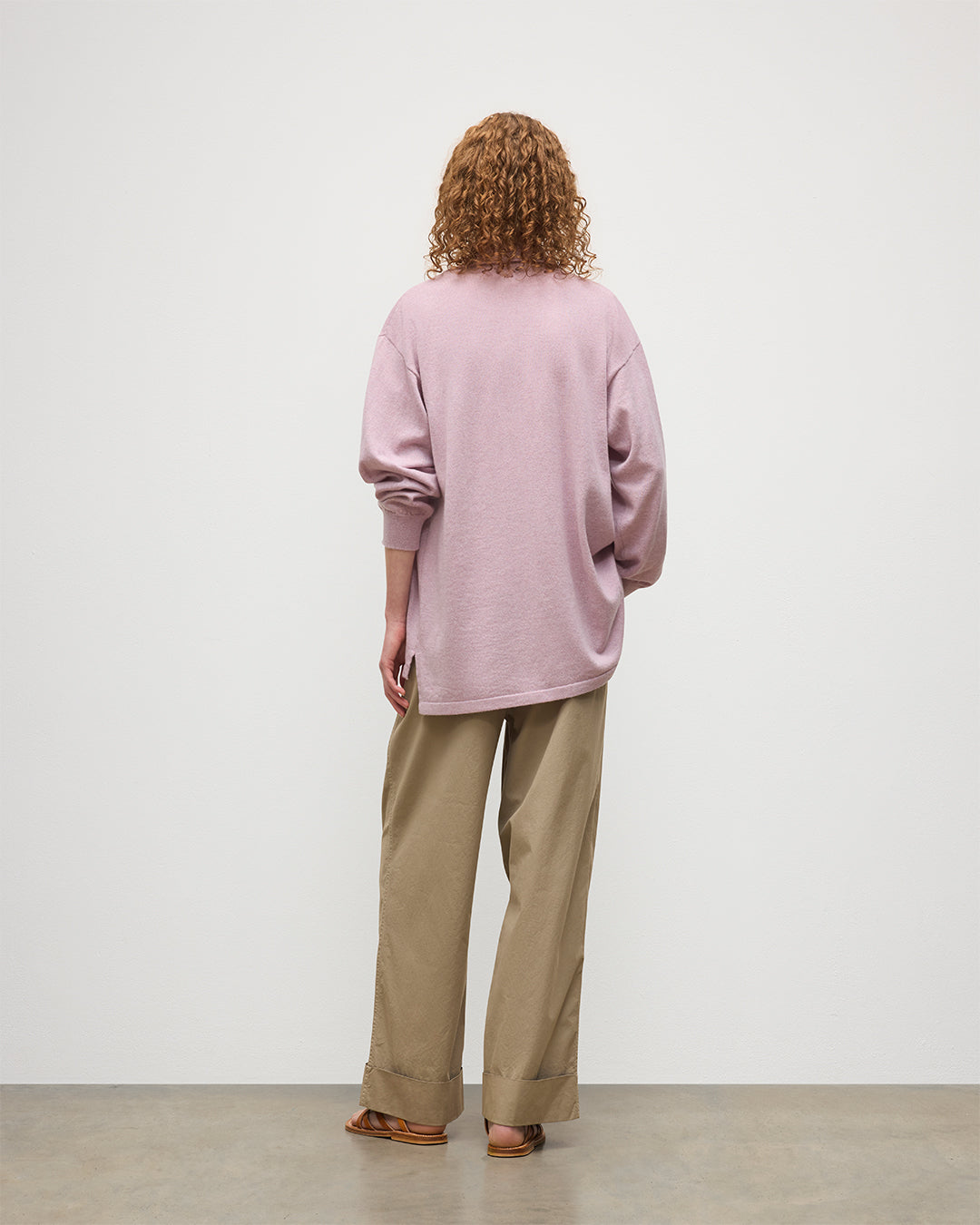 Munro Light Pink Cashmere Shirt