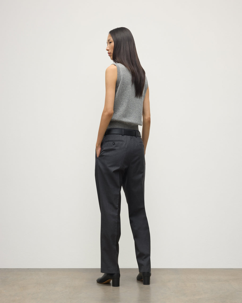 Le Jabots Grey Cashmere Tank