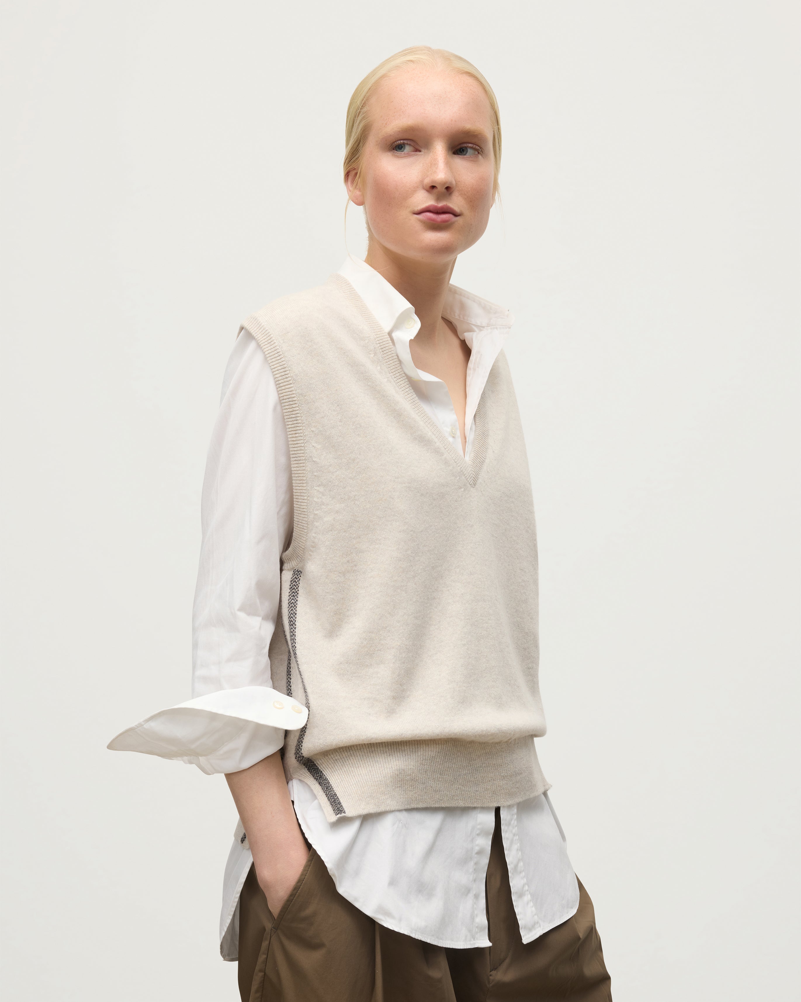 Tilda Natural Cashmere Tank