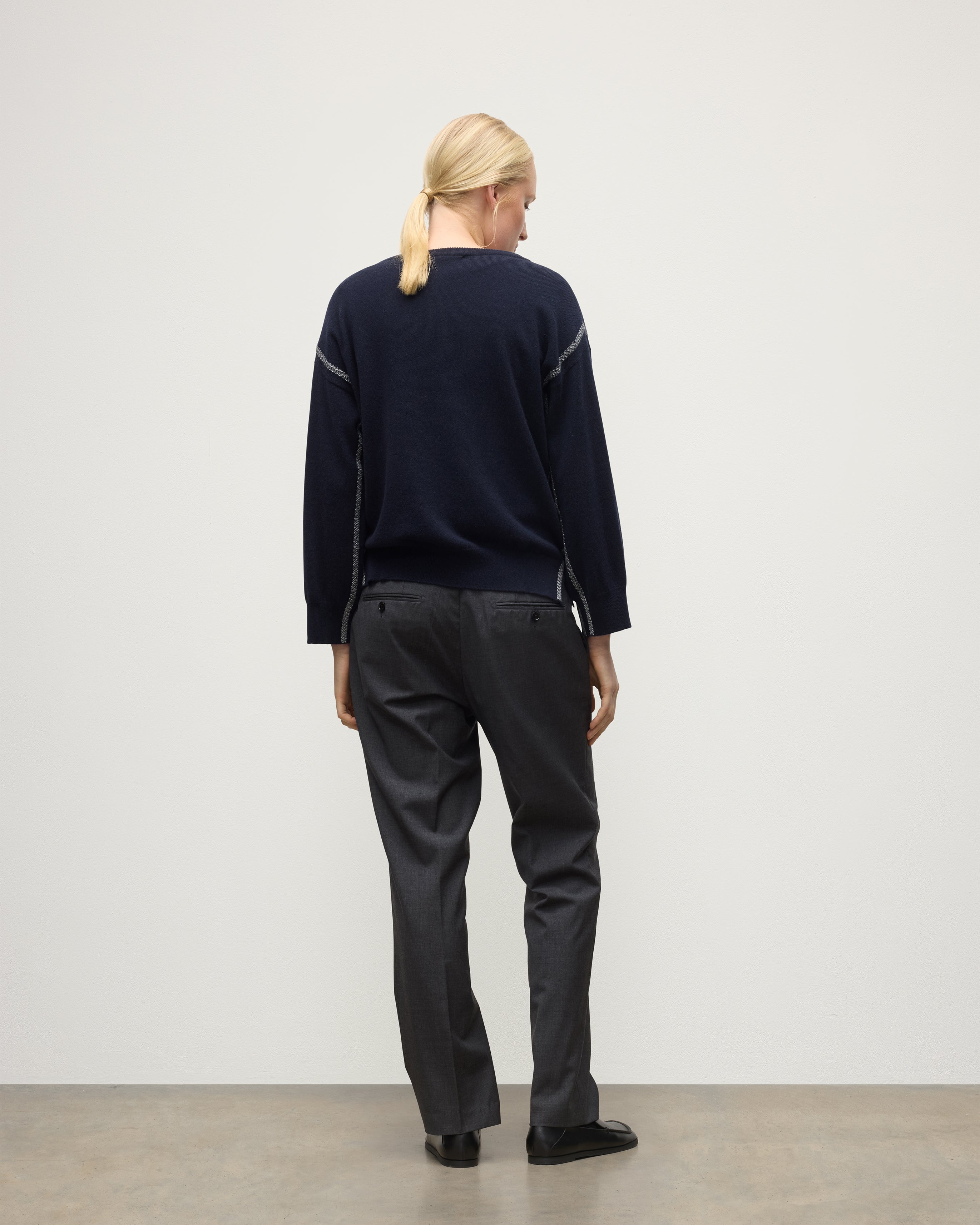 Tilda Dark Navy Cashmere Jumper